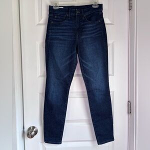 GAP Women's Dark Indigo High-Rise Skinny Jeans